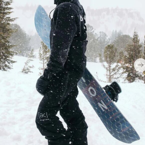 Burton Women's AK Gore Kimmy Bib Pants, 2L , Size XL, True Black #21284100001 - Picture 1 of 4